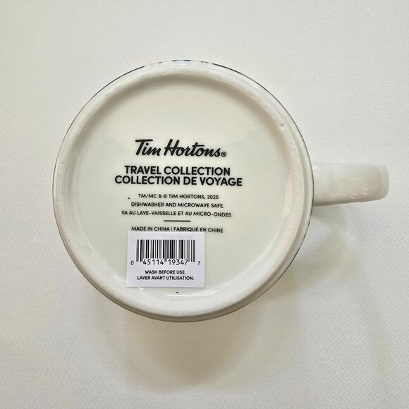 Tim Hortons 2025 Canada Ontario Travel Collection - Art Embossed Coffee Tea Mug - Picture 6 of 10